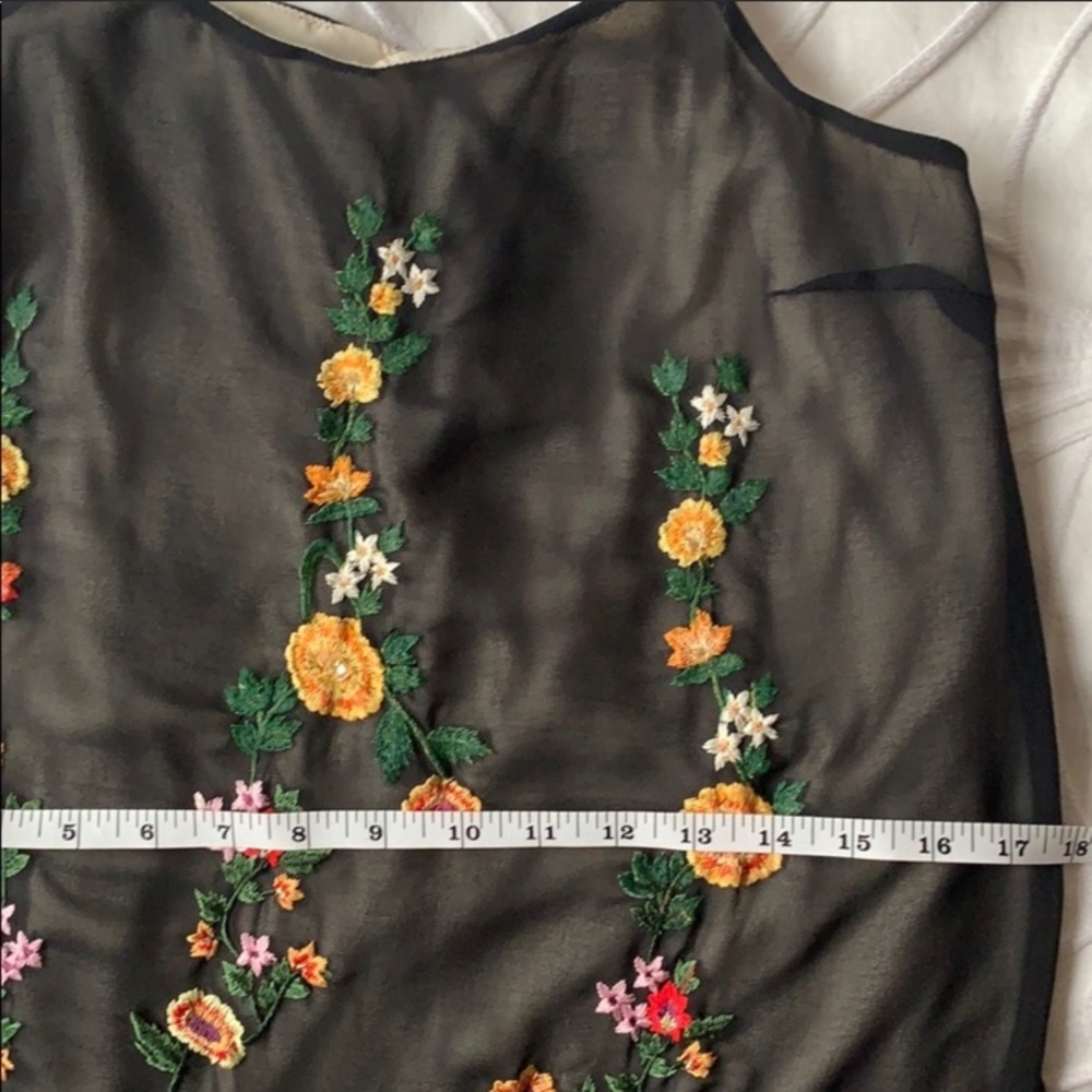 Coromandel Anthropologie Embroidered Crepe Dress🦜 - Picture 10 of 14